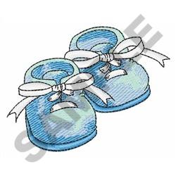 Blue Baby Shoes Clip Art - Blue Baby Shoes Image