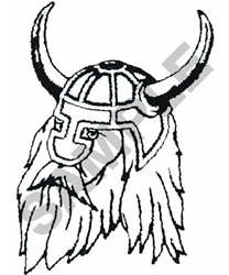 VIKING OUTLINE Embroidery Design | AnnTheGran.com