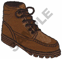 HIKING BOOT Embroidery Design | AnnTheGran.com