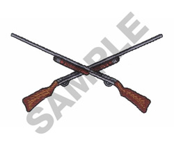RIFLES Embroidery Design | AnnTheGran.com