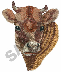 COW Embroidery Design AnnTheGran