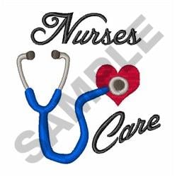 NURSES CARE Embroidery Design | AnnTheGran.com