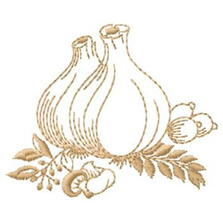 Garlic Embroidery Pattern Garlic Embroidery Design | AnnTheGran.com