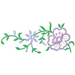 Floral Embellishment Embroidery Design | AnnTheGran