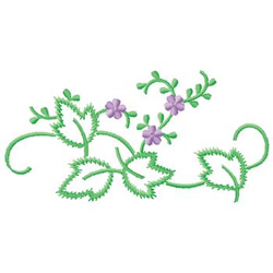 Floral Vine Embroidery Design | AnnTheGran.com