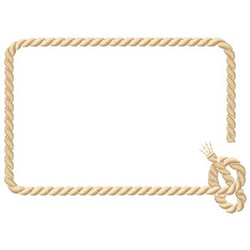 Rope Frame Embroidery Design | AnnTheGran.com