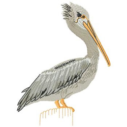 Pelican Embroidery Design | AnnTheGran