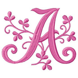 Monogram A Embroidery Design | AnnTheGran