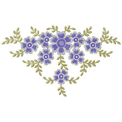Floral embellishment embroidery design  annthegran Floral embellishment embroidery design  annthegran