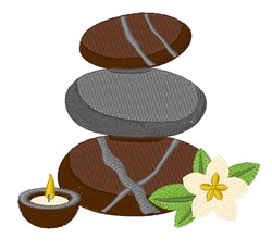 Stone Massage Embroidery Design | AnnTheGran.com