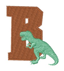 Prehistoric Dinosaur B Embroidery Design AnnTheGran