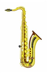 Saxophone embroidery design  annthegran Saxophone embroidery design  annthegran