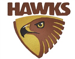 Hawks Embroidery Design | AnnTheGran