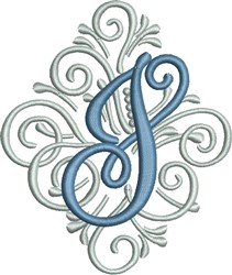 Adorn monogram j embroidery design  annthegran Adorn monogram j embroidery design  annthegran