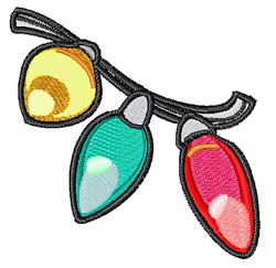 Christmas lights embroidery design annthegran Christmas lights embroidery design annthegran