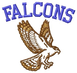 Falcons Embroidery Design | AnnTheGran.com