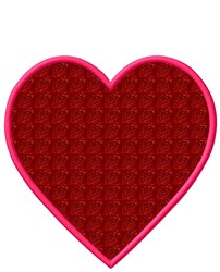 Heart Shape Applique Embroidery Design | AnnTheGran.com