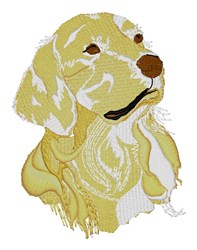 Golden Retriever Embroidery Design | AnnTheGran.com