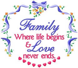 Family love embroidery design  annthegran Family love embroidery design  annthegran
