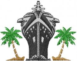 Cruise ship embroidery design  annthegran Cruise ship embroidery design  annthegran