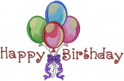 Happy Birthday Embroidery Design AnnTheGran Happy birthday embroidery designs machine embroidery designs at