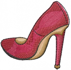 High heel embroidery design  annthegran High heel embroidery design  annthegran