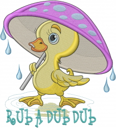 Rubvdub Design Rub A Dub Dub Embroidery Design | AnnTheGran.com