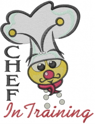 Chef In Training Embroidery Design | AnnTheGran.com