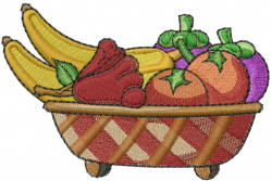 Fruit Basket Embroidery Design | AnnTheGran