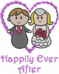 Happy marriage embroidery design  annthegran Happy marriage embroidery design  annthegran