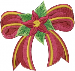 Christmas Ribbon Embroidery Design | AnnTheGran