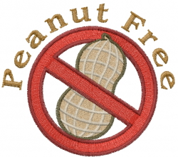 Peanut free embroidery design  annthegran