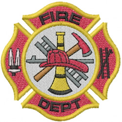 Fire Dept Embroidery Design | AnnTheGran.com
