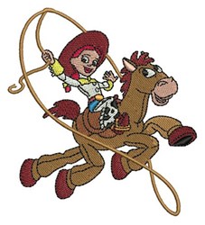 Jessie and Bullseye Embroidery Design | AnnTheGran.com