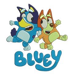 Bluey Embroidery Design | AnnTheGran.com