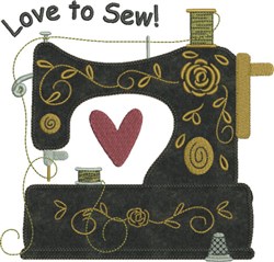 Sewing Machine Applique Embroidery Design | AnnTheGran.com
