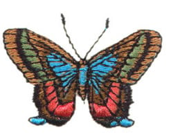 Free Butterfly Embroidery Design | AnnTheGran.com