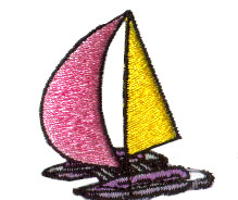 Catamaran embroidery design  annthegran Catamaran embroidery design  annthegran