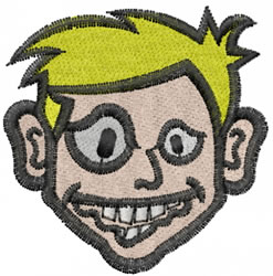 Crazy Face Embroidery Design | AnnTheGran.com