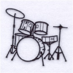 How To Draw A Drum Set 