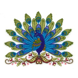 Beautiful Peacock Embroidery Design AnnTheGran