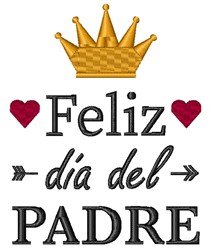 Feliz Dia Del Padre Embroidery Design | AnnTheGran.com
