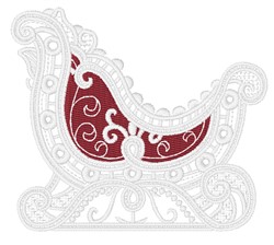 Sleigh Embroidery Design | AnnTheGran.com