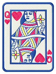 Queen of hearts embroidery design  annthegran Queen of hearts embroidery design  annthegran