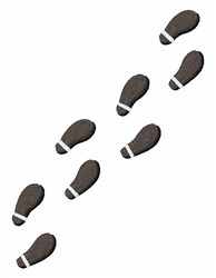 Footprints embroidery design  annthegran Footprints embroidery design  annthegran