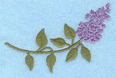 Lilac Bloom Embroidery Design | AnnTheGran