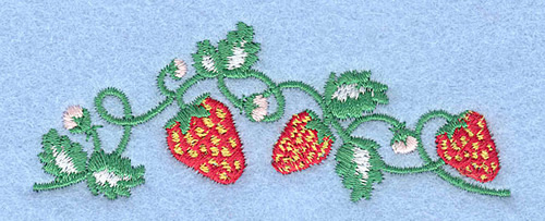 Strawberry Vine Embroidery Design | AnnTheGran