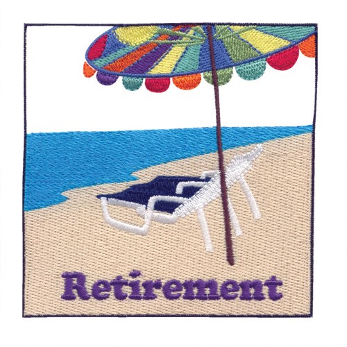 Retirement Embroidery Design AnnTheGran