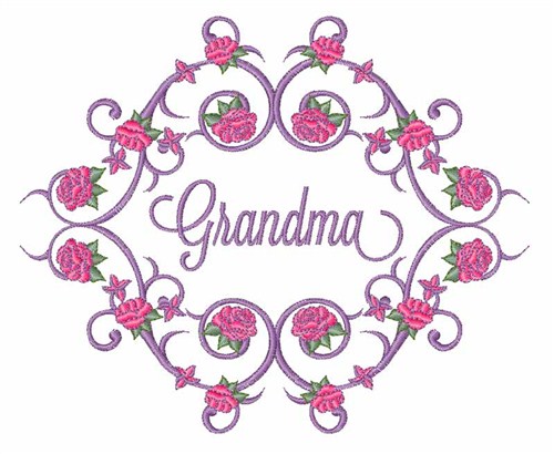 Grandma Roses Embroidery Design Annthegran