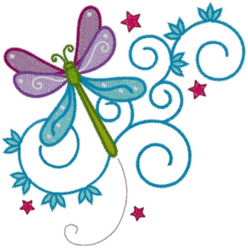 Free Dragonfly Embroidery Design | AnnTheGran